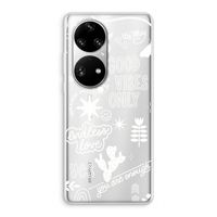 Good vibes: Huawei P50 Pro Transparant Hoesje
