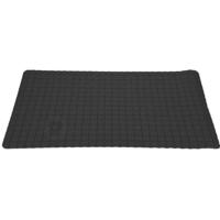 Excellent Houseware Badmat - anti-slip - zwart - 69x39 cm - thumbnail