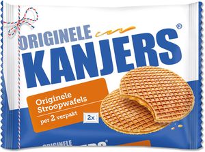 Kanjers stroopwafels, per 2 verpakt, 2 x 40 g