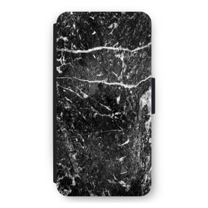 Zwart marmer: iPhone 11 Pro Max Flip Hoesje