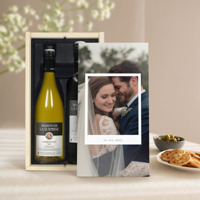 Wijnpakket in bedrukte kist - Maison de la Surprise - Merlot en Chardonnay