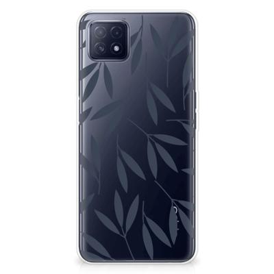 OPPO A53 5G | OPPO A73 5G | TPU Case | Leaves Blue