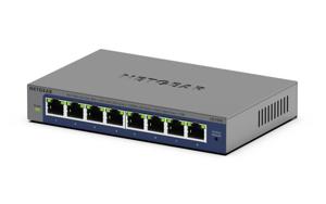 NETGEAR GS108Ev4 Unmanaged L2/L3 Gigabit Ethernet (10/100/1000) Grijs