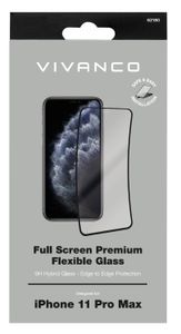 Vivanco Screenprotector (glas) iPhone 11 Pro Max 1 stuk(s) 3DHYGLASSVVIPH11PM