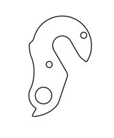 Union derailleurpad gh-115 met schroefset m4x0.7