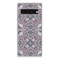 Google Pixel 6 Pro | TPU | Siliconen hoesje | Flower Tiles