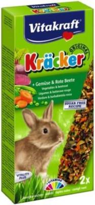Groente/biet-kracker dwergkonijn 2in1 - Vitakraft