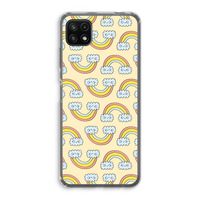 Regenboog: Samsung Galaxy A22 5G Transparant Hoesje
