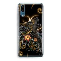 Huilende Wolf: Huawei P20 Transparant Hoesje