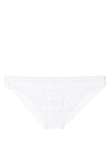 Amir Slama slip de bain en crochet - Blanc