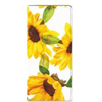 Smart Cover voor Samsung Galaxy A22 5G Zonnebloemen