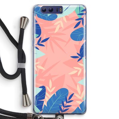 Tropisch: Honor 9 Transparant Hoesje met koord