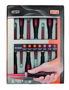 Bahco ergo schroevendraaier set 7d incl.tester | BE-9887S