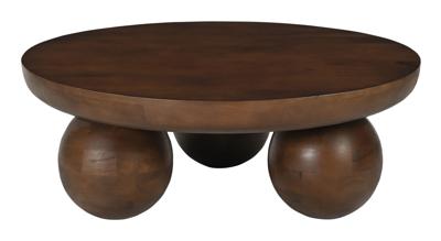 Artistiq Ronde Salontafel 'Ambur' Mangohout, 90cm