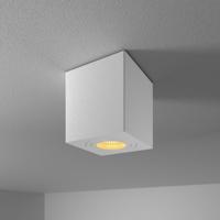 Gibbon LED Opbouwspot - Viekant - 4 Watt 345 lumen - 2700K Warm wit - GU10 - IP65 Badkamer Opbouwspot - Voor binnen en buitengebruik- Wit