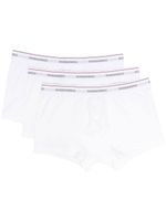 DSQUARED2 lot de trois boxers à bande logo - Blanc