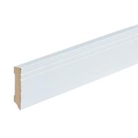 Gelakte plint 70x15 - Milaan wit RAL 9010