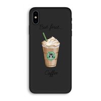 But first coffee: iPhone XS Biologisch afbreekbaar hoesje