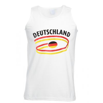 Top met vlaggen thema Deutschland heren
