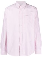 Deperlu chemise en coton à fines rayures - Rose
