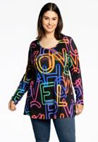 Yoek Tuniek flare NEON | Zwart | Maat 58/60