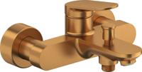 Duravit Wave eengreeps Badmengkraan opbouw Brons Geborsteld Duravit Wave eengreeps Badmengkraan opbouw Brons Geborsteld