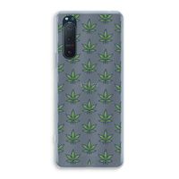 Weed: Sony Xperia 5 II Transparant Hoesje