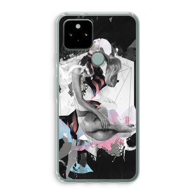 Camouflage de sommeil: Google Pixel 5 Transparant Hoesje