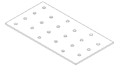 GB koppelplaat 80x150x2.0 sendzimir verzinkt | 50 stuks - GB014280050