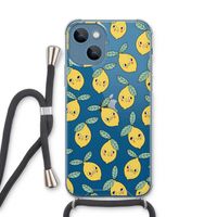 Citroenen: iPhone 13 Transparant Hoesje met koord