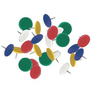 Prikbord punaises - set 150x stuks - multi kleuren - metaal/plastic - kantoor artikelen