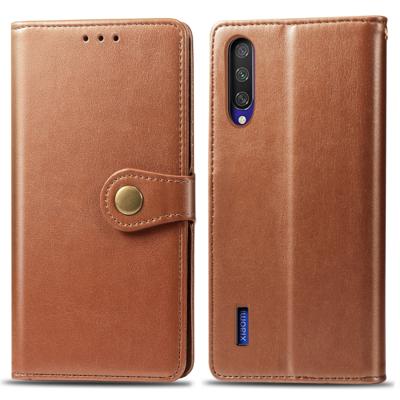 Retro effen kleur lederen gesp mobiele telefoon bescherming lederen draagtas met Lanyard & fotolijstjes & kaartsleuf & portemonnee & beugel functie vo