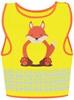 Korntex KX119K Children's Safety Vest Funtastic Wildlife CO² Neutral - Fox Yellow - XS (3-6 years)