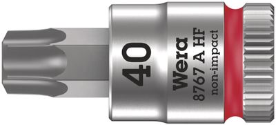 Wera 8767 A HF TORX® Zyklop Bit/dop-combinatie met 1/4" Aandrijving met Vasthoudfunctie, TX 15 x 28 mm - 1 stuk(s) - 05003363001