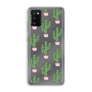 Cactus Lover: Samsung Galaxy A41 Transparant Hoesje