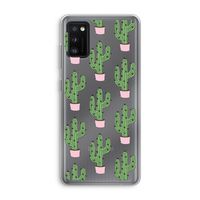 Cactus Lover: Samsung Galaxy A41 Transparant Hoesje Cactus Lover: Samsung Galaxy A41 Transparant Hoesje