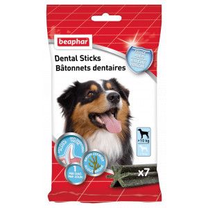 Beaphar Dental Sticks middel / grote hond 2 x 7 stuks