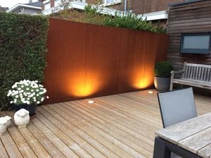 Gerofence Cortenstaal Corten Alium Schutting Lengte: 1000 Breedte: 5 Hoogte: 1800 - Geroba