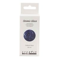 Creativ Company Keramiek glazuur 984-1101 c dekkend federal blue - 60ml