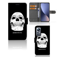 Telefoonhoesje met Naam Xiaomi 12 | 12X Skull Eyes - thumbnail