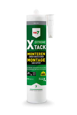 Tec7 X-Tack patroon Snelle montagekit 290ml Grijs - 534535000