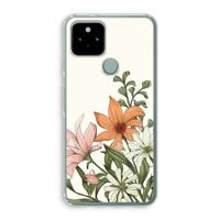 Floral bouquet: Google Pixel 5 Transparant Hoesje