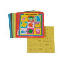 Vouwblaadjes papyrus vierkant 16x16cm | 10 stuks