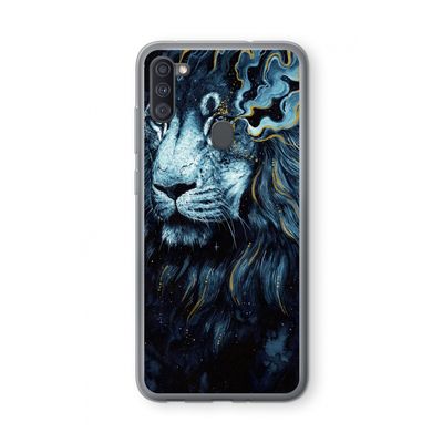 Darkness Lion: Samsung Galaxy A11 Transparant Hoesje
