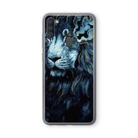 Darkness Lion: Samsung Galaxy A11 Transparant Hoesje Darkness Lion: Samsung Galaxy A11 Transparant Hoesje