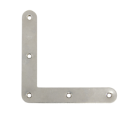 Connex platte winkelhaak 120x120x20 a2 - dy2006795