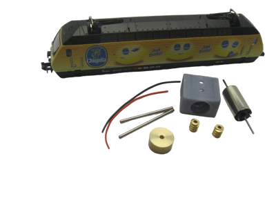 micromotor NF019C N ombouwset voor Fleischmann SBB Re 460, BLS Re 465