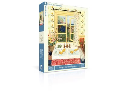 New York Puzzle Company Forget-me-not Spring - 1000 stukjes