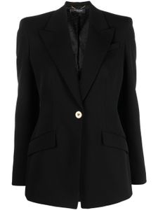 Versace blazer à simple boutonnage - Noir