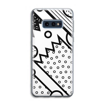 Pop Art #4: Samsung Galaxy S10e Transparant Hoesje